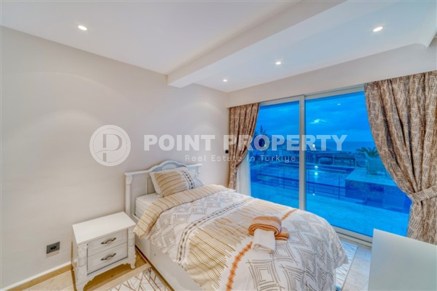 Видовая вилла 5+1 всего в 800 метрах от моря, Демирташ, Аланья-id-3394-фото-8