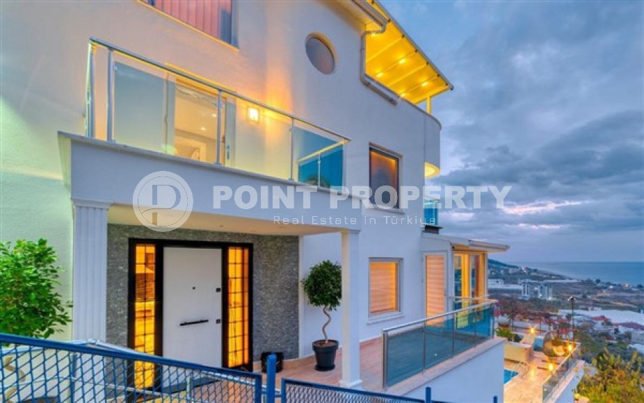 Видовая вилла 5+1 всего в 800 метрах от моря, Демирташ, Аланья-id-3394-фото-20