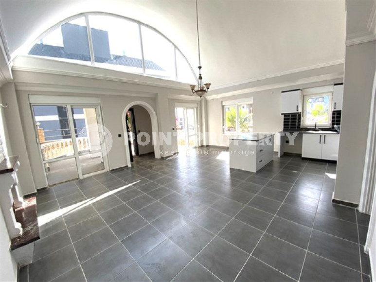 Недорогая четырёхкомнатная вилла в километре от моря, Каргыджак, Аланья-id-3395-фото-7