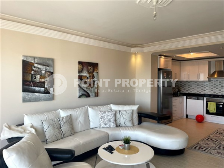 Большой семейный дуплекс 3+2 с видом на море, Махмутлар, Аланья-id-3399-фото-1