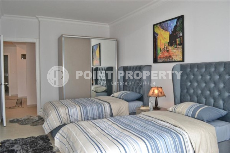 Lovely 2 bedroom duplex apartment, residential complex 400 meters from the sea, Mahmutlar, Alanya-id-3400-photo-12