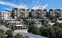 New large project with apartments and villas from 63 to 425 m2, overlooking the sea in the Kargicak area.-id-1301-photo-1