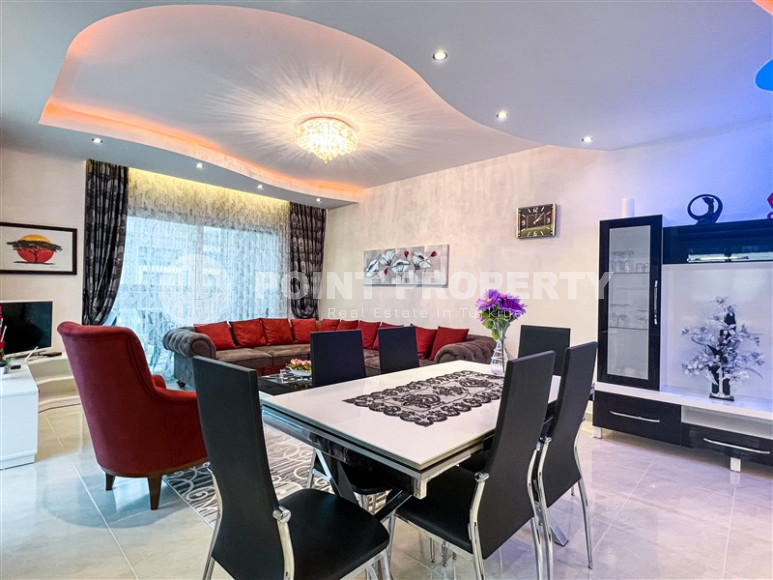 Elegant apartment with an area of 119 m2 and two balconies, Mahmutlar district-id-3402-photo-8