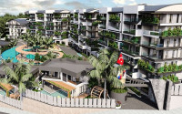 New large project with apartments and villas from 63 to 425 m2, overlooking the sea in the Kargicak area.-id-1301-photo-2