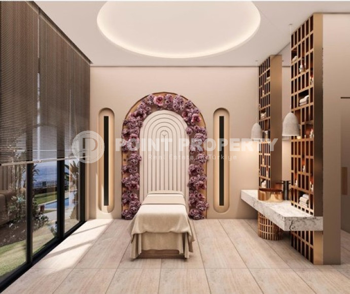 Новый крупный проект с квартирами и виллами от 63 до 425 м2, с видом на море в районе Каргыджак.-id-1301-фото-9