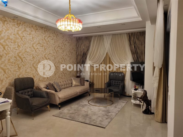 Комфортабельная современная квартира 2+1 площадью 110 м² в жилом комплексе с торговым центром, Махмутлар, Аланья-id-3407-фото-3