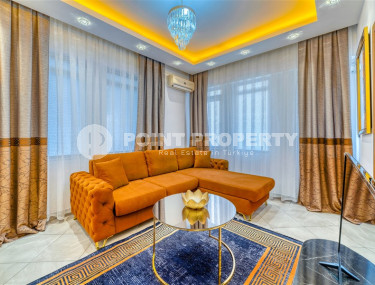 Standard apartment 1+1 with an area of 55 m² 50 meters from the beach, center, Alanya-id-3408-photo-1