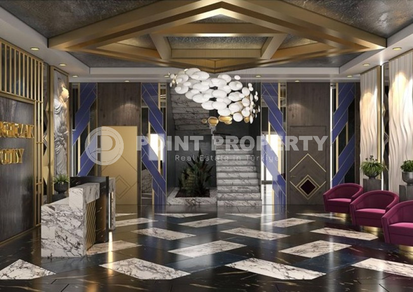 Новый крупный проект с квартирами и виллами от 63 до 425 м2, с видом на море в районе Каргыджак.-id-1301-фото-15