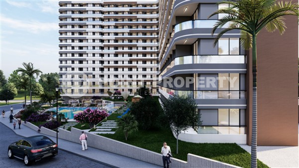 Inexpensive apartments 62 - 89 m2 in a new investment project located in the city of Mersin, 500 meters from the sea-id-3412-photo-4