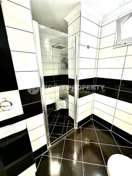 Небольшая двухкомнатная квартира 60 м2 на первом этаже дома, центр Аланьи-id-3415-фото-14