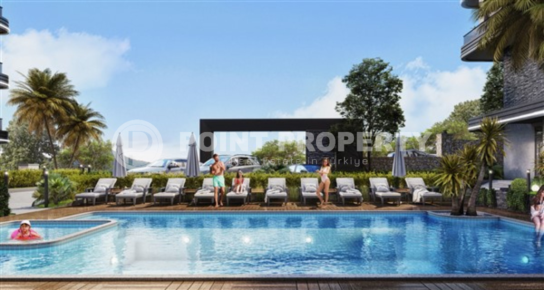 Compact apartment 45 m2 in a residence under construction, Oba district-id-3417-photo-13