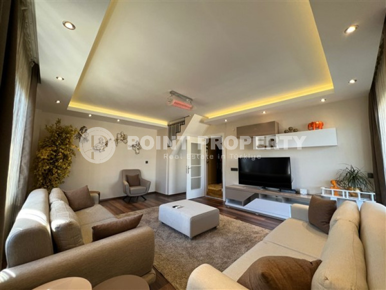 Дуплексная квартира с площадью 140 м2 с тремя ванными комнатами, район Тосмур-id-3419-фото-3