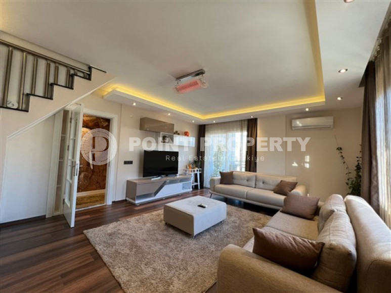 Дуплексная квартира с площадью 140 м2 с тремя ванными комнатами, район Тосмур-id-3419-фото-4