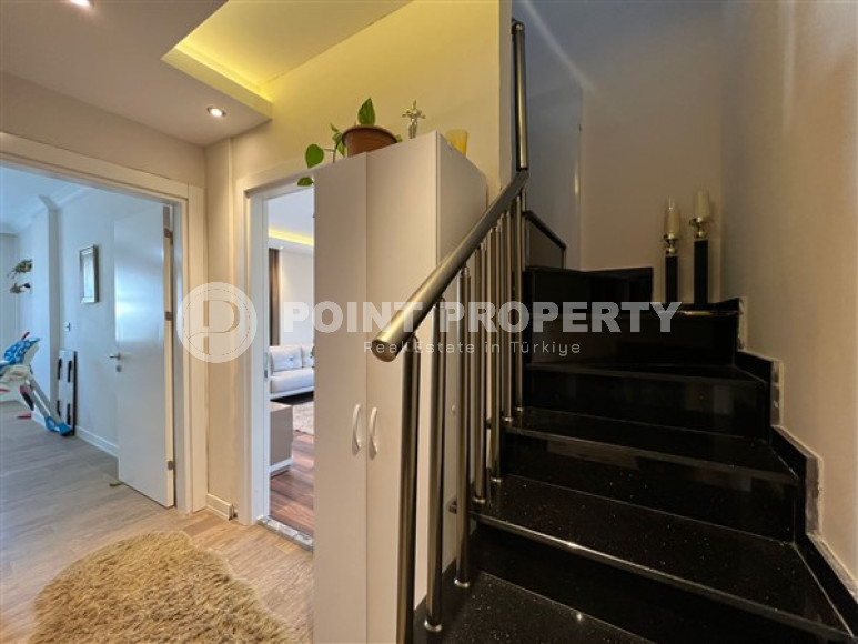 Дуплексная квартира с площадью 140 м2 с тремя ванными комнатами, район Тосмур-id-3419-фото-10