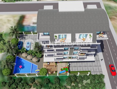 Новая и недорогая двухкомнатная квартира 55 м2, центр Аланьи, район Чиплаклы-id-3420-фото-2