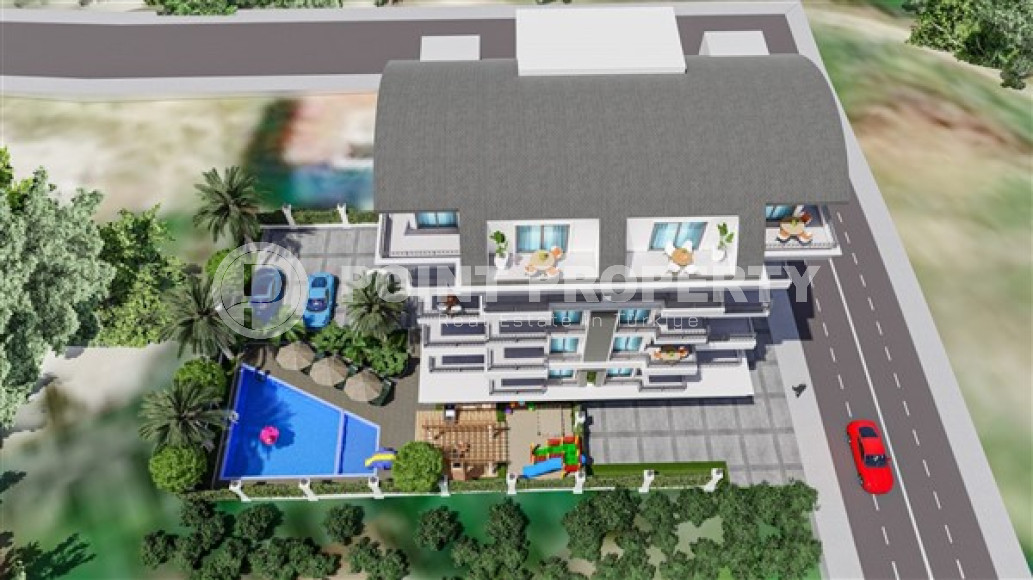 Новая и недорогая двухкомнатная квартира 55 м2, центр Аланьи, район Чиплаклы-id-3420-фото-2