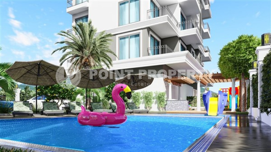 Новая и недорогая двухкомнатная квартира 55 м2, центр Аланьи, район Чиплаклы-id-3420-фото-4