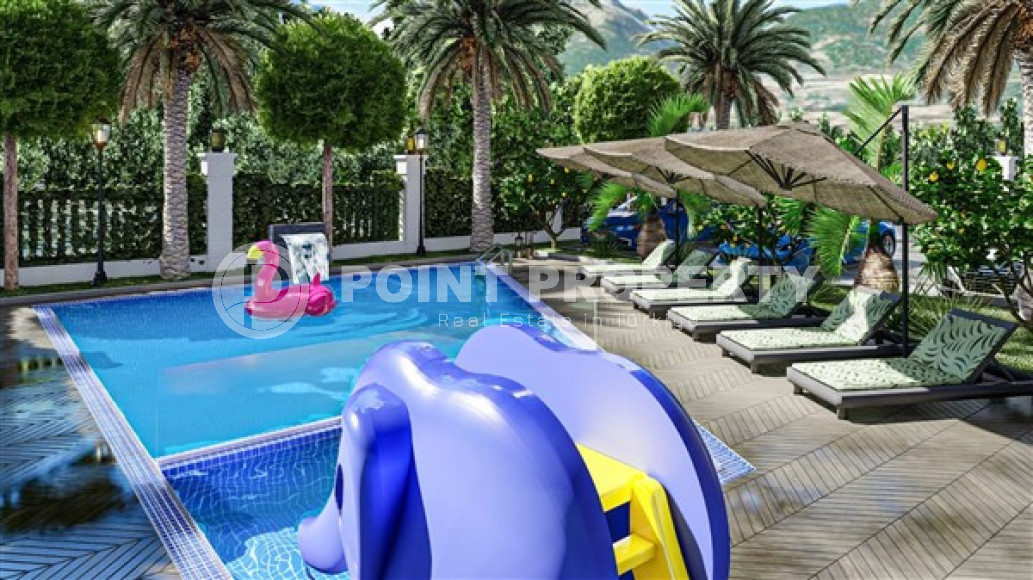 Новая и недорогая двухкомнатная квартира 55 м2, центр Аланьи, район Чиплаклы-id-3420-фото-6