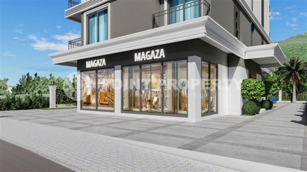 Новая и недорогая двухкомнатная квартира 55 м2, центр Аланьи, район Чиплаклы-id-3420-фото-7