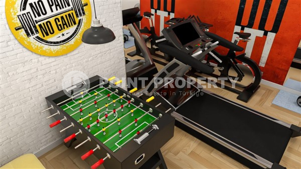 Новая и недорогая двухкомнатная квартира 55 м2, центр Аланьи, район Чиплаклы-id-3420-фото-9