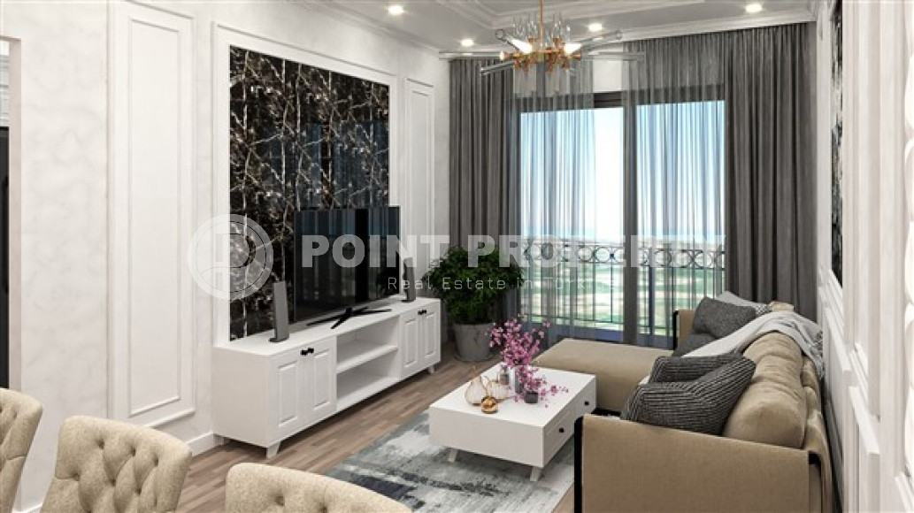 Новая и недорогая двухкомнатная квартира 55 м2, центр Аланьи, район Чиплаклы-id-3420-фото-13