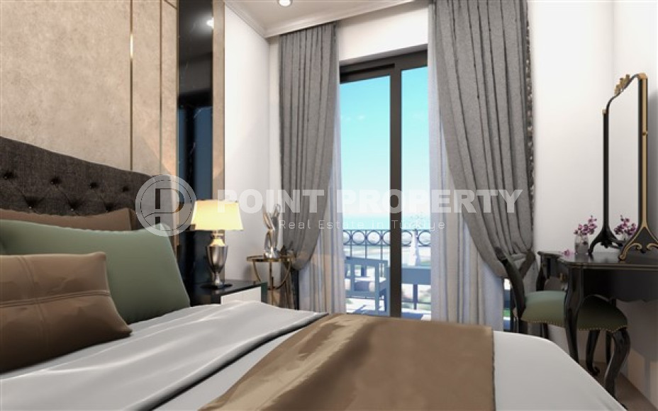 Новая и недорогая двухкомнатная квартира 55 м2, центр Аланьи, район Чиплаклы-id-3420-фото-16