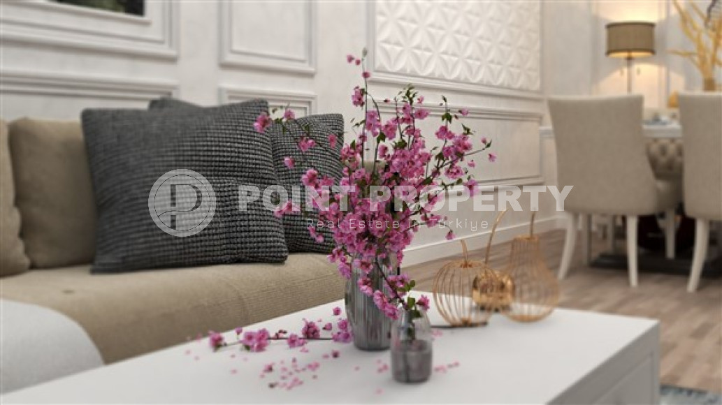 Новая и недорогая двухкомнатная квартира 55 м2, центр Аланьи, район Чиплаклы-id-3420-фото-18