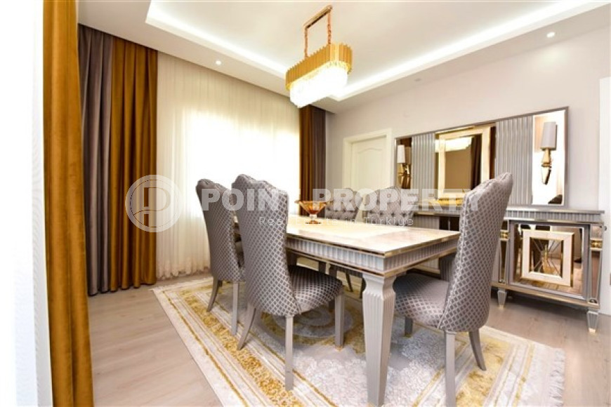 Стильные двухуровневые апартаменты 3+1, район Оба, в комплексе 2021 года постройки-id-3429-фото-3