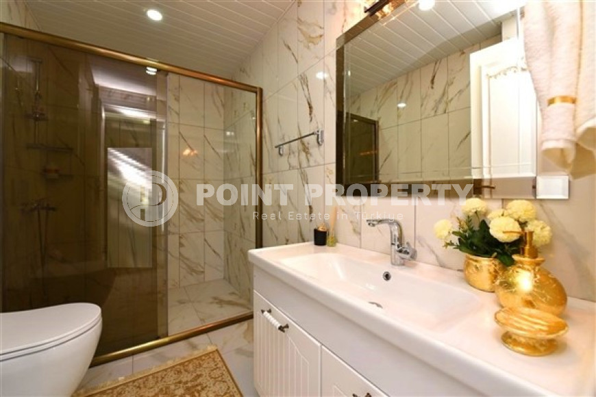 Стильные двухуровневые апартаменты 3+1, район Оба, в комплексе 2021 года постройки-id-3429-фото-16