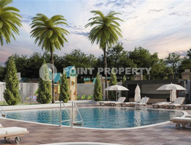 Cozy 1+1 apartment in a five-story complex under construction, Kestel district, 50 meters from the sea-id-3432-photo-4