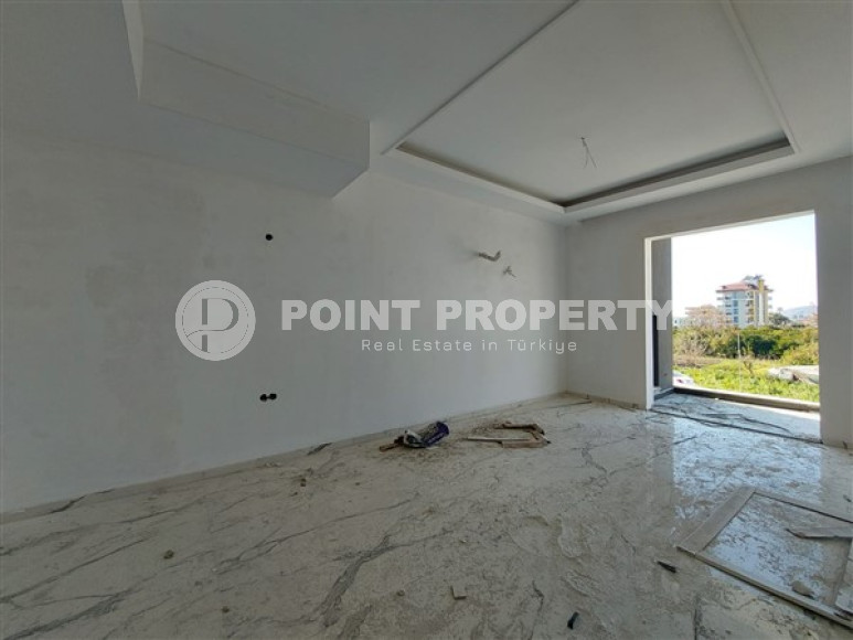 Уютные апартаменты 1+1 в строящемся пятиэтажном комплексе, район Кестель, 50 метров до моря-id-3432-фото-9