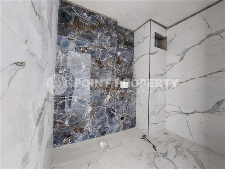 Уютные апартаменты 1+1 в строящемся пятиэтажном комплексе, район Кестель, 50 метров до моря-id-3432-фото-13