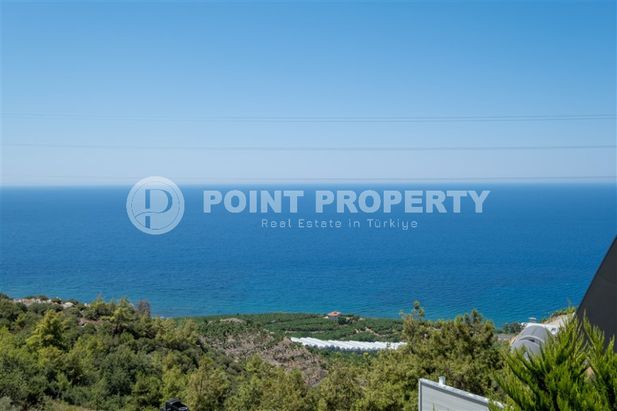 Элитная вилла 3+1, 370м², с личным бассейном и потрясающими видами в районе Алании - Каргыджак-id-1303-фото-13