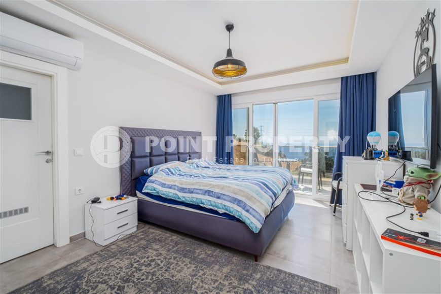 Элитная вилла 3+1, 370м², с личным бассейном и потрясающими видами в районе Алании - Каргыджак-id-1303-фото-16