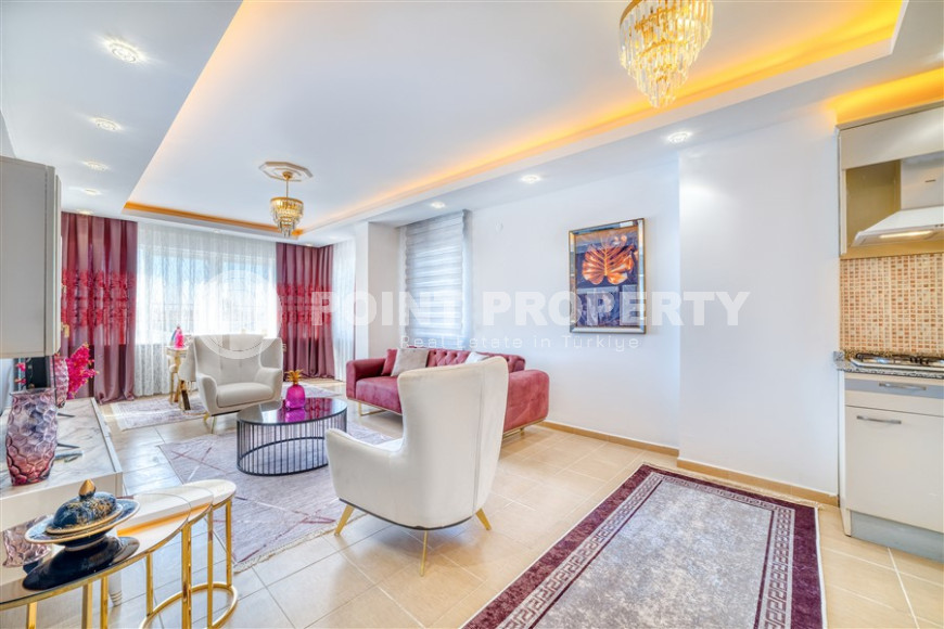 Изысканная двухкомнатная квартира 60 м2 в районе Демирташ, в 50 метрах от моря-id-3436-фото-14