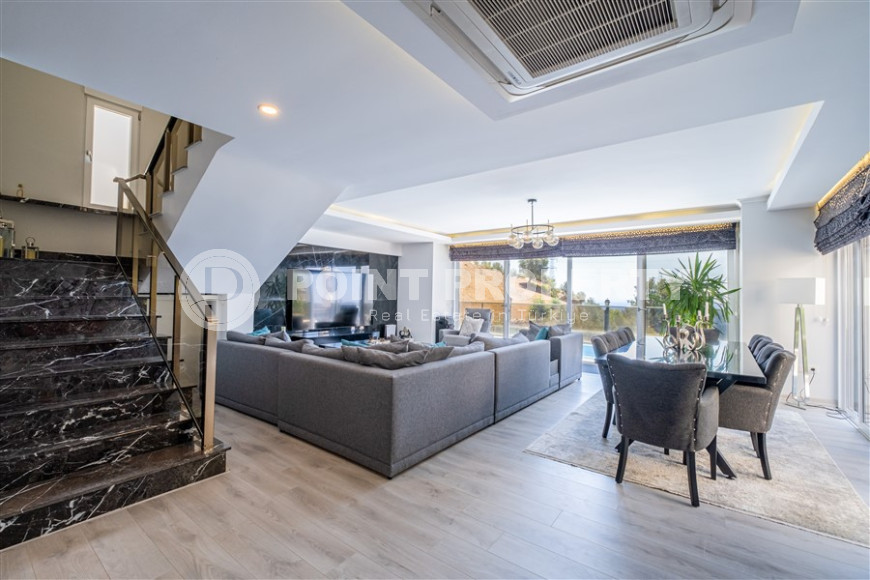 Элитная вилла 3+1, 370м², с личным бассейном и потрясающими видами в районе Алании - Каргыджак-id-1303-фото-25