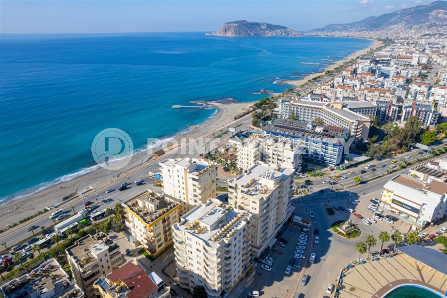 Видовая квартира 110 м2 с мебелью в 50 метрах от моря, район Тосмур-id-3440-фото-2