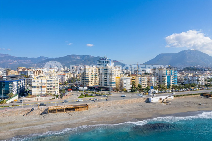 Видовая квартира 110 м2 с мебелью в 50 метрах от моря, район Тосмур-id-3440-фото-3