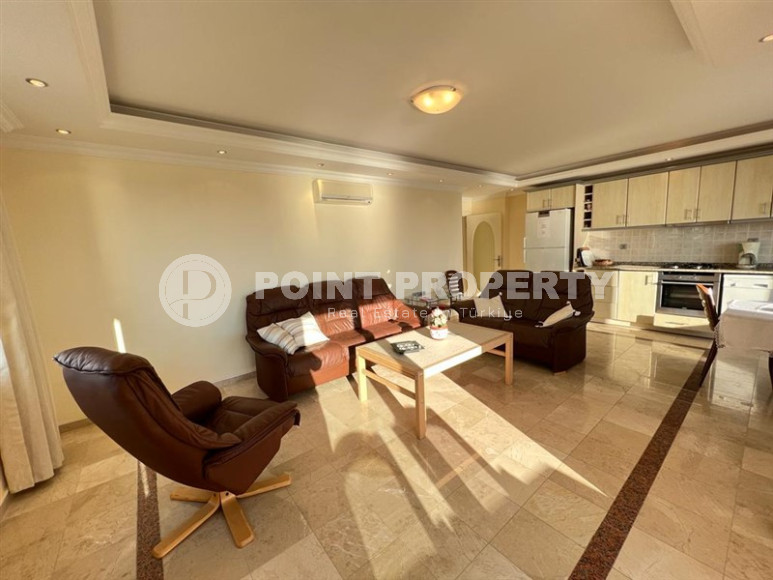 Видовая квартира 110 м2 с мебелью в 50 метрах от моря, район Тосмур-id-3440-фото-16