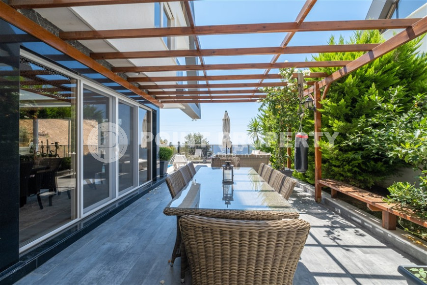 Элитная вилла 3+1, 370м², с личным бассейном и потрясающими видами в районе Алании - Каргыджак-id-1303-фото-32