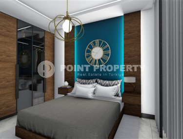 Небольшая квартира 1+1 с площадью 52 м2 в строящемся комплексе, район Оба-id-3443-фото-5