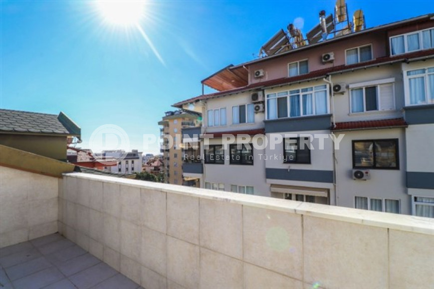 Меблированный пятикомнатный пентхаус с двумя балконами, центр Аланьи-id-3449-фото-24