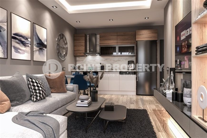 Апартаменты и дуплексные квартиры 43 - 90 м2 в новой высотной резиденции на стадии строительства с шикарной инфраструктурой, Газипаша-id-3451-фото-2