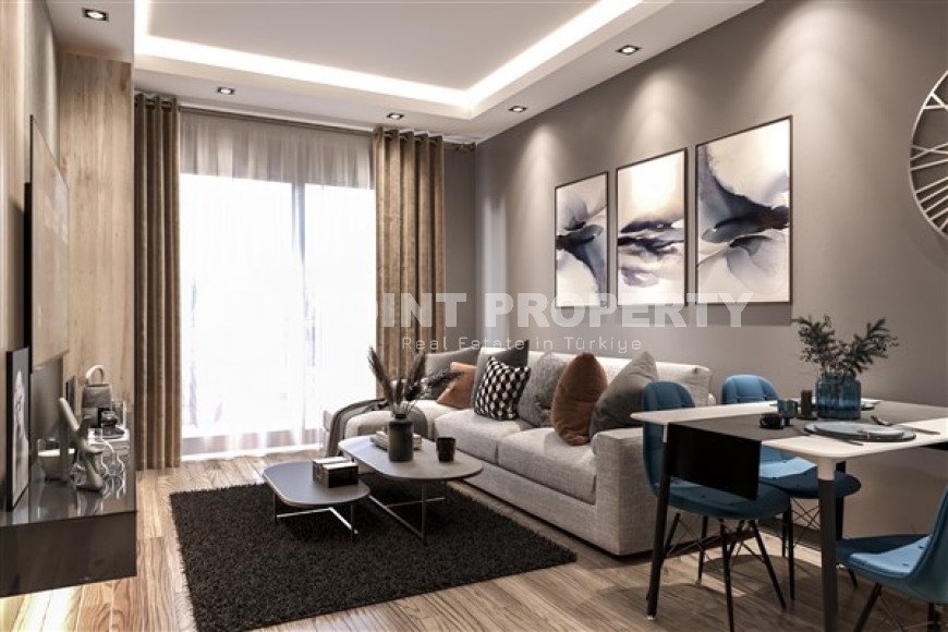 Апартаменты и дуплексные квартиры 43 - 90 м2 в новой высотной резиденции на стадии строительства с шикарной инфраструктурой, Газипаша-id-3451-фото-3