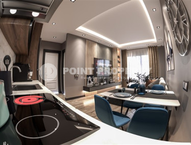 Апартаменты и дуплексные квартиры 43 - 90 м2 в новой высотной резиденции на стадии строительства с шикарной инфраструктурой, Газипаша-id-3451-фото-4