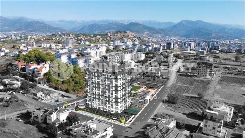 Апартаменты и дуплексные квартиры 43 - 90 м2 в новой высотной резиденции на стадии строительства с шикарной инфраструктурой, Газипаша-id-3451-фото-10