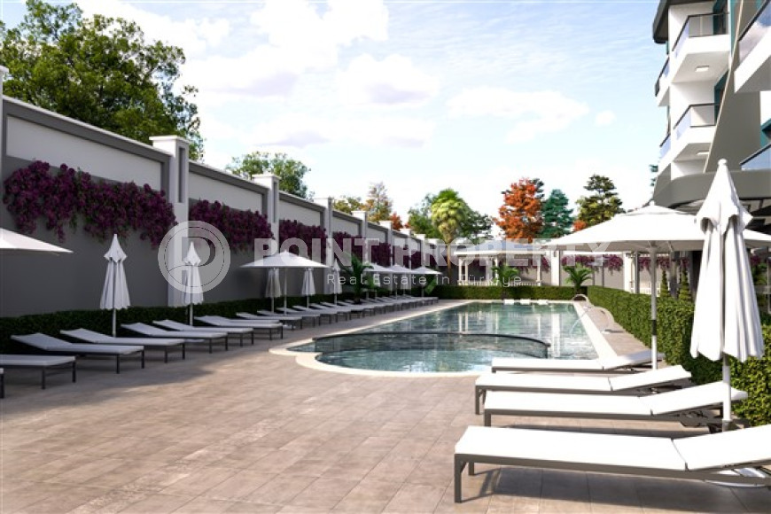 Апартаменты и дуплексные квартиры 43 - 90 м2 в новой высотной резиденции на стадии строительства с шикарной инфраструктурой, Газипаша-id-3451-фото-14