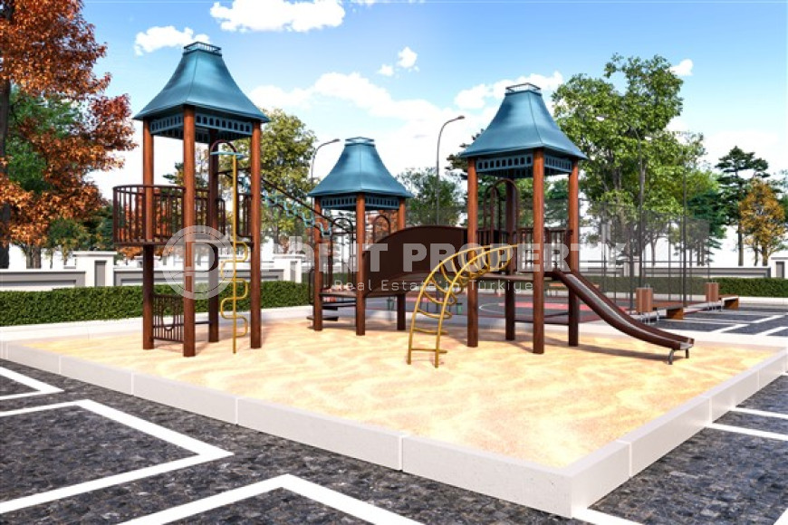 Апартаменты и дуплексные квартиры 43 - 90 м2 в новой высотной резиденции на стадии строительства с шикарной инфраструктурой, Газипаша-id-3451-фото-19