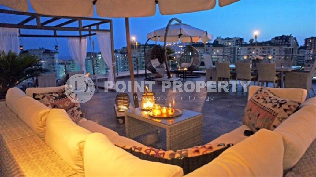 Квартира с большой площадью 200 м2 и роскошной террасой, район Джикджилли-id-3452-фото-4