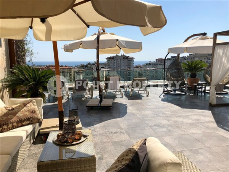 Квартира с большой площадью 200 м2 и роскошной террасой, район Джикджилли-id-3452-фото-13